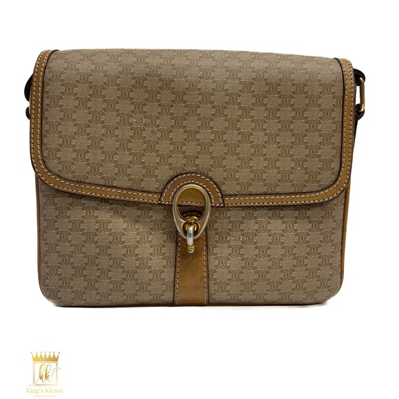 Celine Vintage Macadam sling/ crossbody bag - Picture 1 of 15